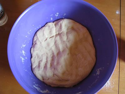 dough for making rustic homemade bread