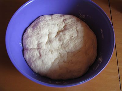 increase in size of the dough