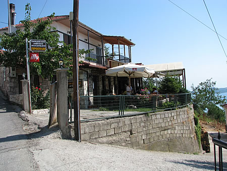 Tavern Prosilio, lake Plastiras, Greece